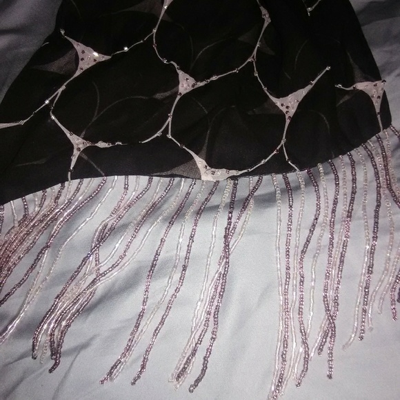 Feraud-- dress and scarf/wrap - Picture 3 of 8